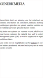 Mobile Screenshot of genericmedia.nl